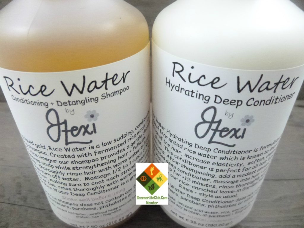 Rice Water Shampoo + Conditioner set Greener Life Club