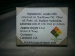 All Natural Handcrafted Tea Tree Goat Milk Soap