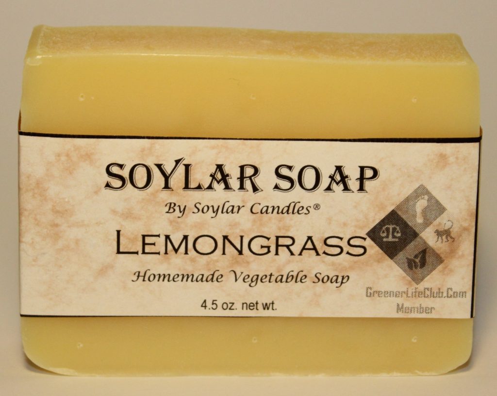 Lemongrass Essential Oil Bar Soap Greener Life Club