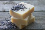 Natural Handcrafted Lavender Soap w Organic Coconut Milk