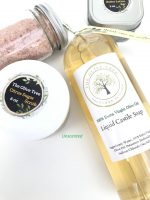 100% Extra Virgin Olive Oil Castile Liquid Soap & Castile Soap Body Wash Shower Gel – 16 oz (475 ml)