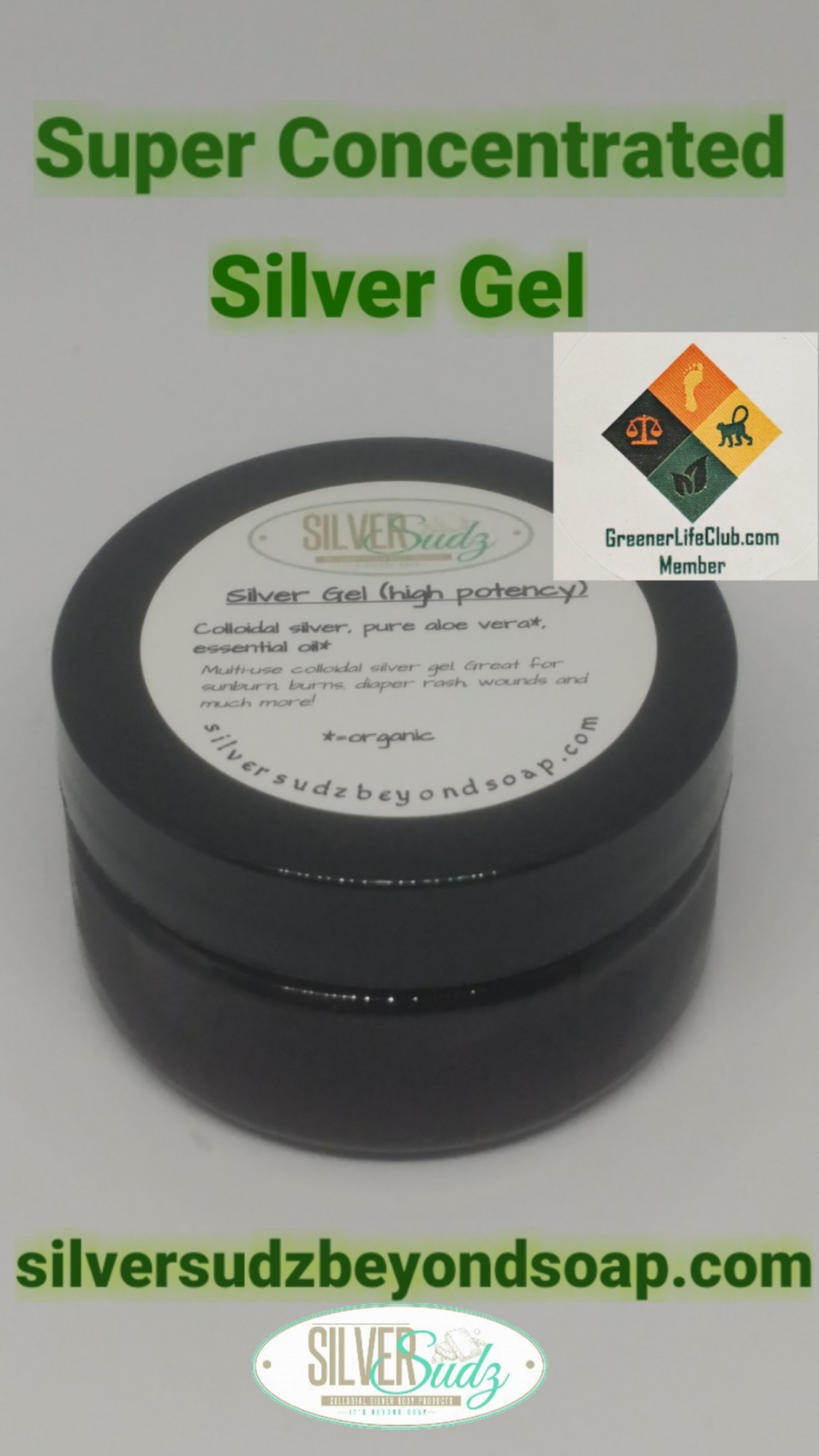 Colloidal Silver Gel Greener Life Club