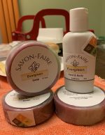 Evergreen soap and lotion