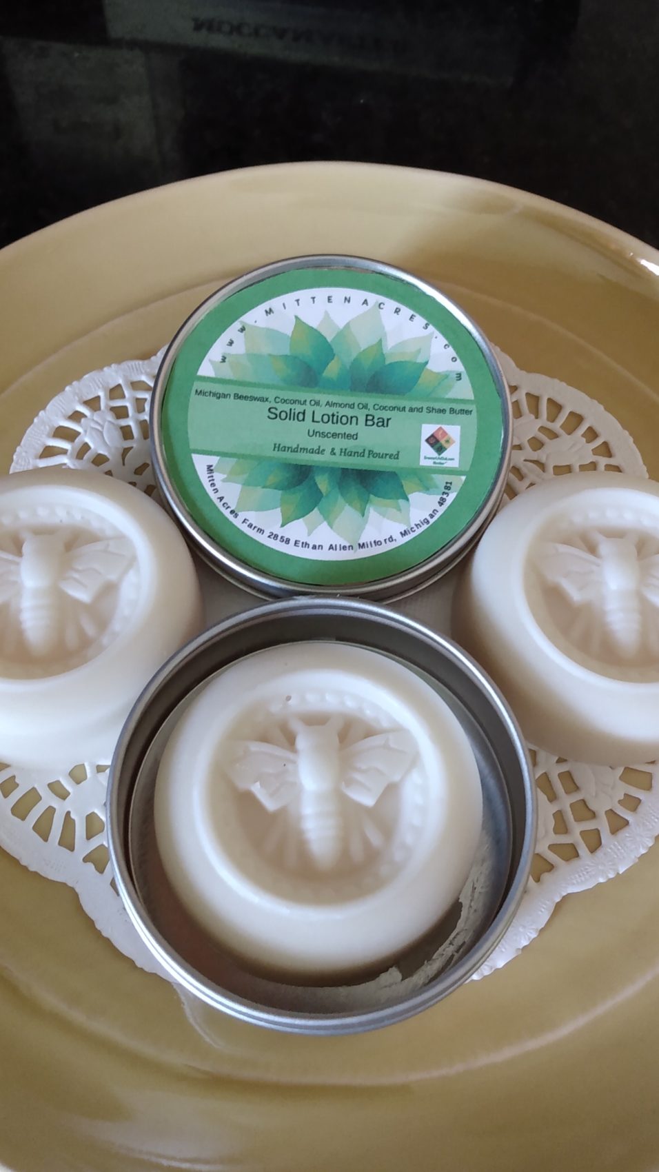 Natural Unscented Lotion Bar Greener Life Club